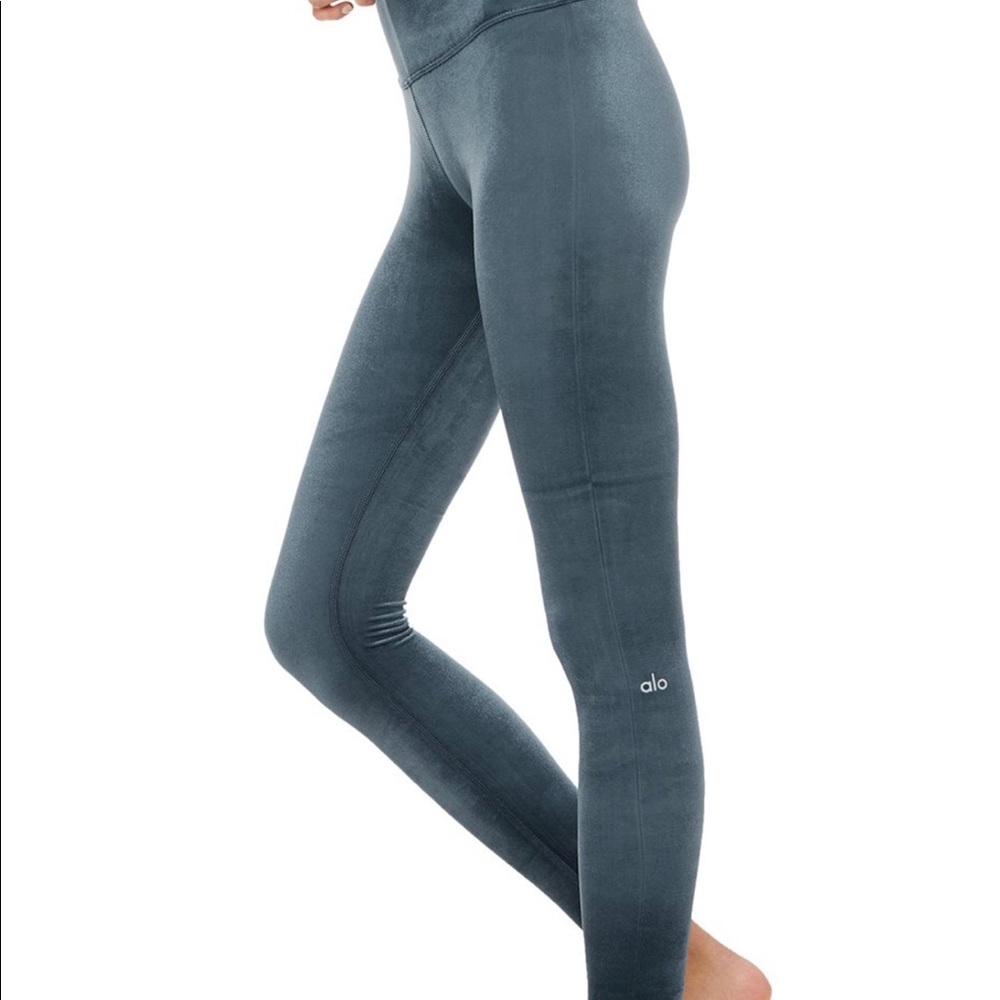 Alo Yoga High Waist Velvet Velour Leggings